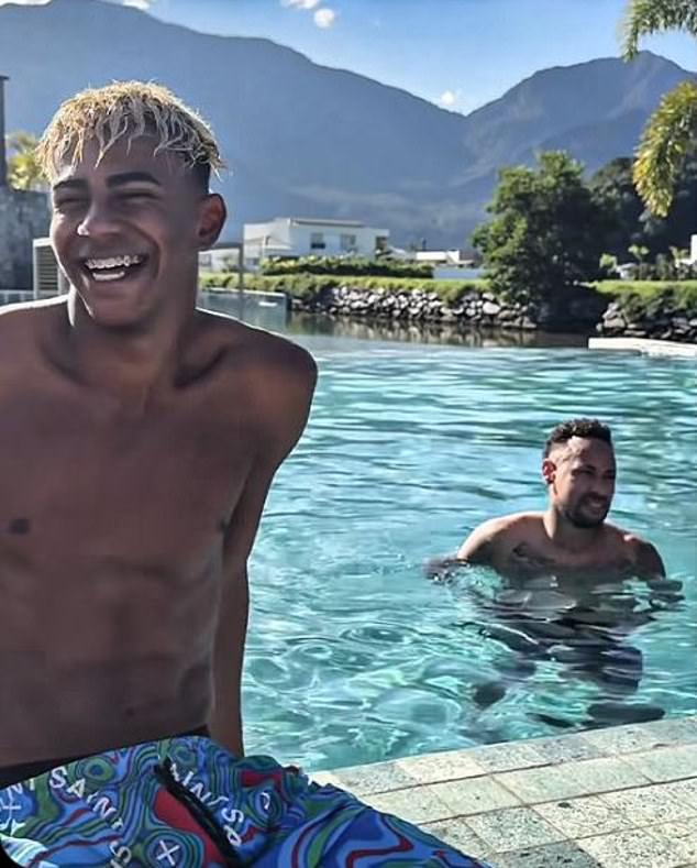 Yamal revealed Neymar had been his idol growing up with the Brazilian starring at Barcelona