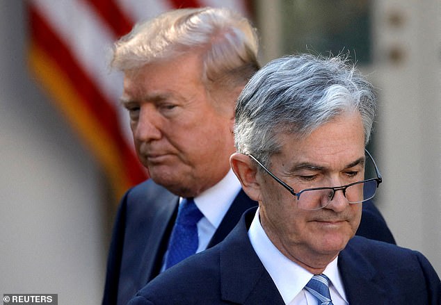 Firing Powell would be a major test of the President's legal authority over the central bank and other independent agencies (Pictured in 2017)