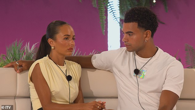 Lauren had been growing close to Harrison after she entered the villa as a Casa Amor bombshell