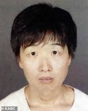 Zhang (pictured) and Xuan allegedly had 15 children in their home aged between two months and 13-years-old, and six other children had also been moved to other homes