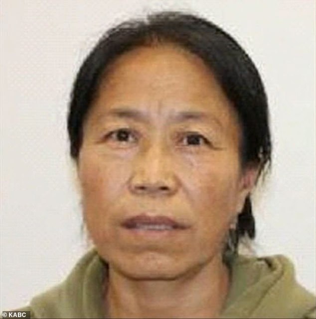 Officials issued an arrest warrant for their nanny Chunmei Li, 56, (pictured), who allegedly abused the children 'verbally and physically'