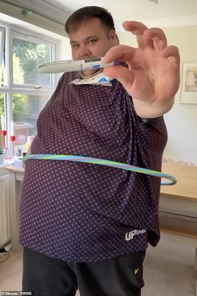 Now, six stone down, George's sugar cravings have gone and he now only eats one main meal a day, often skipping breakfast entirely (after weight loss)