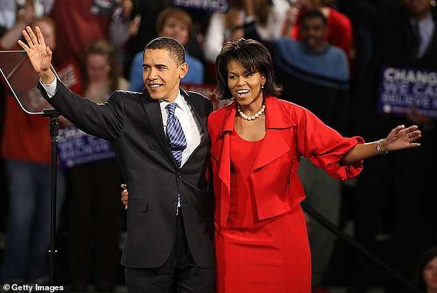 The former first lady, 61, joked that it was nice to be in the same room as her husband, sassily telling her brother: 'When we aren't, folks think we're divorced'