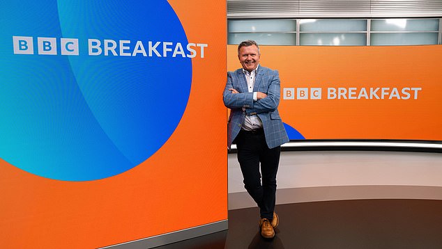 Naga's own conduct was thrown into doubt when BBC Breakfast's editor Richard Frediani (pictured) reportedly took an extended period of leave, after an internal review of bullying and misconduct allegations was opened into the show