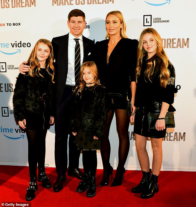 Steven and his wife Alex with their daughters Lilly-Ella, Lexie and Lourdes. They had a son, Lio, in 2017
