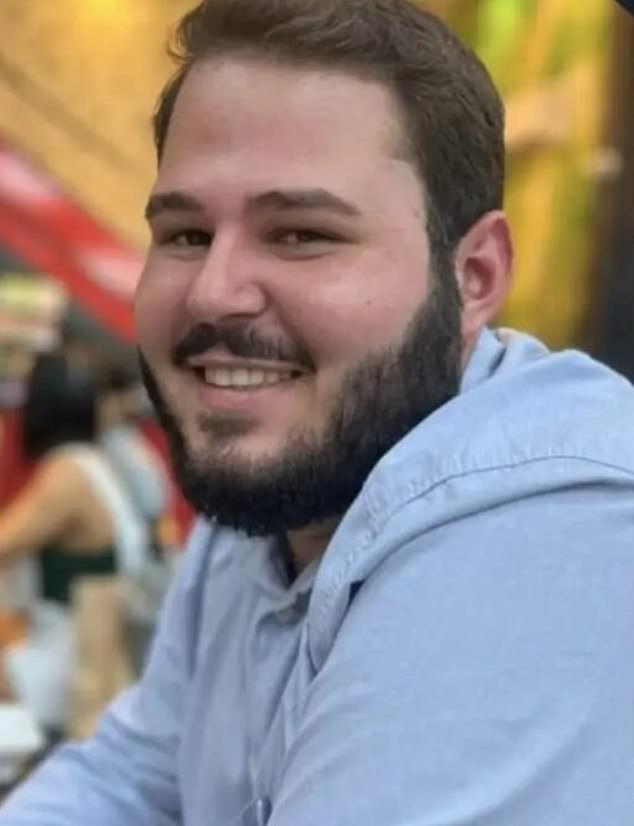 Brazilian police investigators said Gabriel Tacca (pictured) plotted the murder of his friend Ivan Bonotto after discovering that he was involved in a secret relationship with his doctor wife