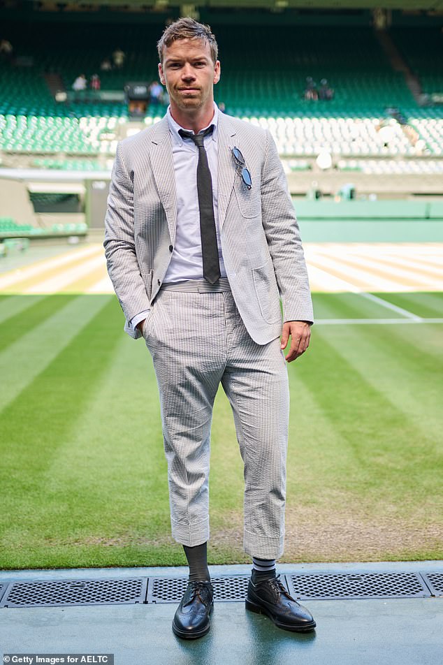It comes after Will looked to be experiencing a slight fashion faux pas at Wimbledon last week as his trouser legs appeared different lengths as they looked wonky