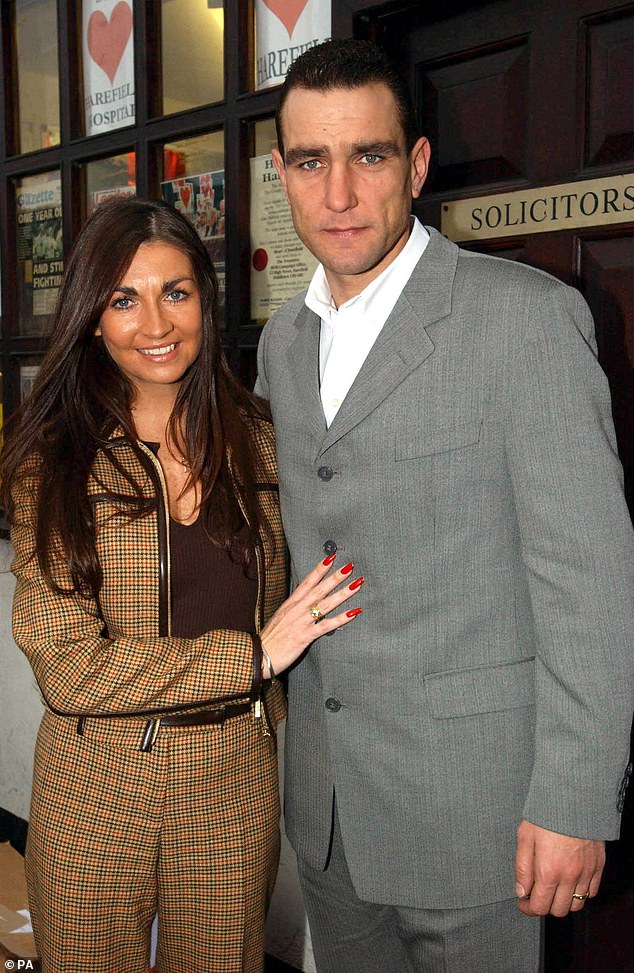 He previously shared how the business had 'kept him busy' amid his grief following the tragic death of beloved wife Tanya from cancer in 2019 aged just 53 (Pictured together 2002)