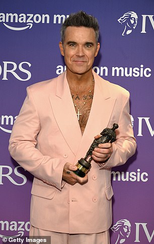 Robbie Williams (pictured) Ronnie Wood , Jose Mourinho , Ian Wright and Kevin Pietersen
