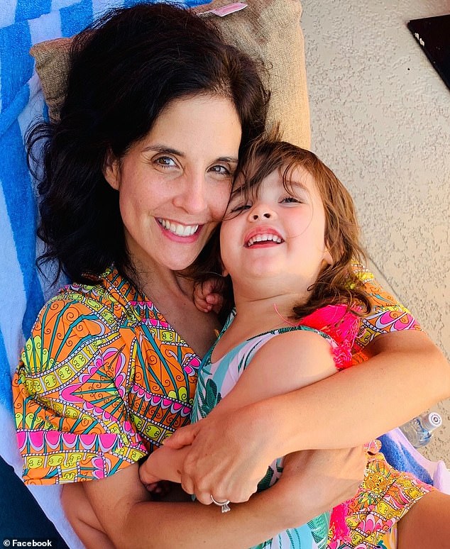 Pictured: Heartbroken mother Lindsey McCrory with her daughter Blakely, who died in Texas