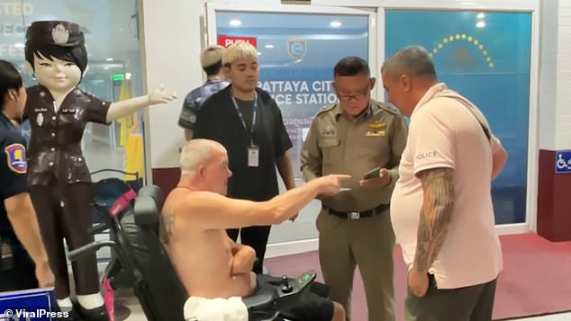 Hotel helped him file a complaint at the Pattaya City Police Station at 12:16am today