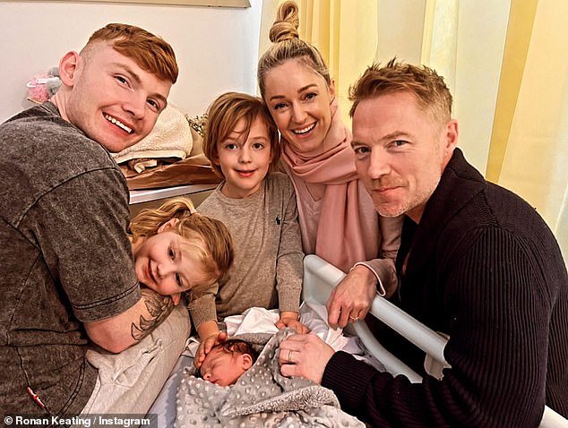 While hosting The One Show shortly after the birth, Ronan made reference to his family's new addition while insisting he wants to be called 'pops'