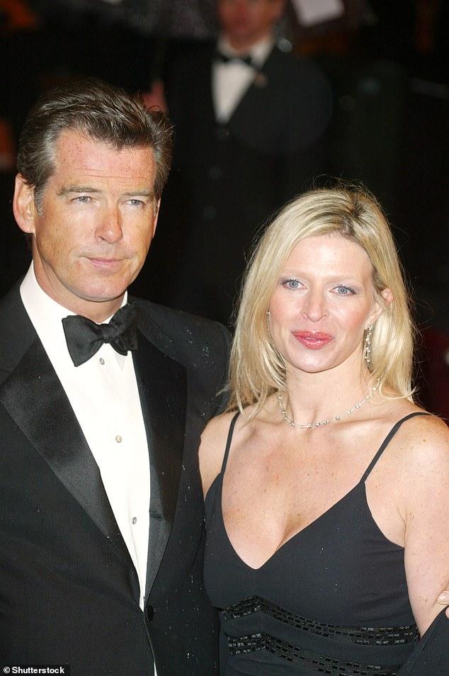 Charlotte was nine years old when her mother Cassandra, an Australian actress who played a Bond girl in For Your Eyes Only, married the star at Chelsea Registry Office in 1980 (Charlotte and Pierce pictured together in 2006)