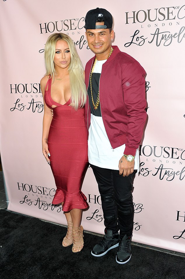 O'Day named Jersey Shore personality Pauly D as a partner who 'did not give [her] any confidence' during their time as a couple. Pictured in LA in 2016