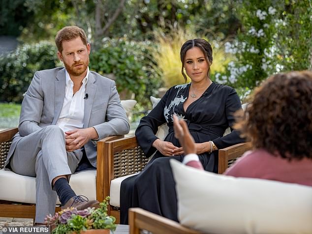 Winfrey notably conducted their first interview after their move to California and departure from senior royal duties in 2021