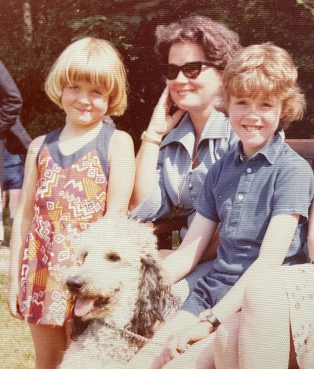 Juliet with her children in 1978. Susannah's mother was unable to love her or her brother. She certainly couldn’t bear physical contact with them. Both remember seeing other children being hugged by their parents and thinking: ‘Ohhh, so that’s what hugging is!’