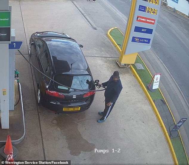 Werrington Service Station in Peterborough has shared several videos of alleged fuel thieves filling up with impunity before driving off