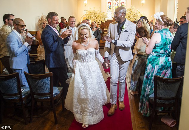 The wedding took place at the breathtaking medieval Rose Castle in Cumbria, near Carlisle