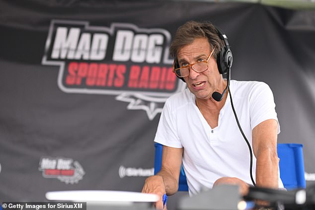 The famed sports radio host launched into a 10-minute rant about his travels