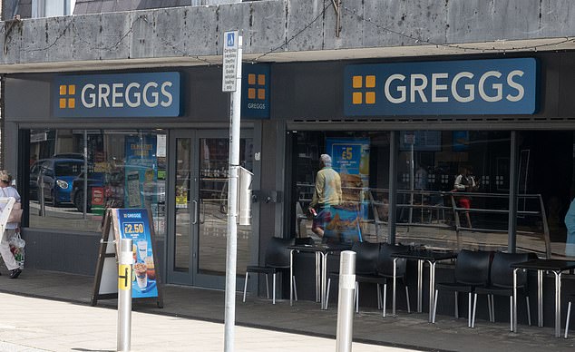 The Greggs bakery does a roaring trade in Ebbw Vale