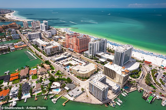 The couple abruptly moved from California to Clearwater, Florida, (pictured) which is fueling speculation online since it's the same city where the Church of Scientology's headquarters are