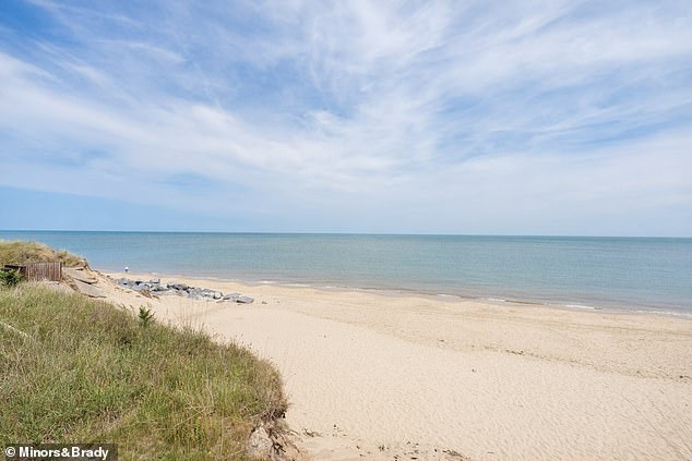 The spot offers unforgettable North Sea views, with a sandy beach not even a stone's throw away