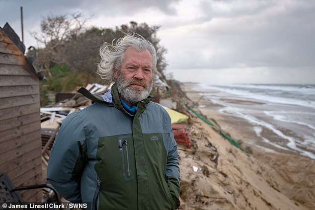 Lance Martin previously saved his house in 2018, again using heavy machinery to drag it to safer territory