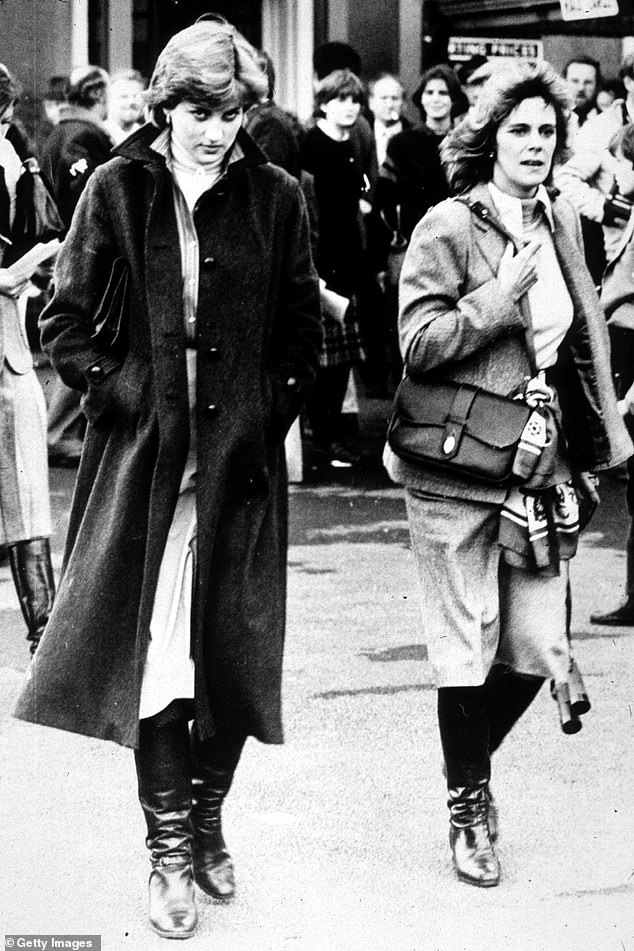 Diana and Camilla in 1980.The omnipresent Camilla would continue to haunt Diana's marriage to Charles until their separation