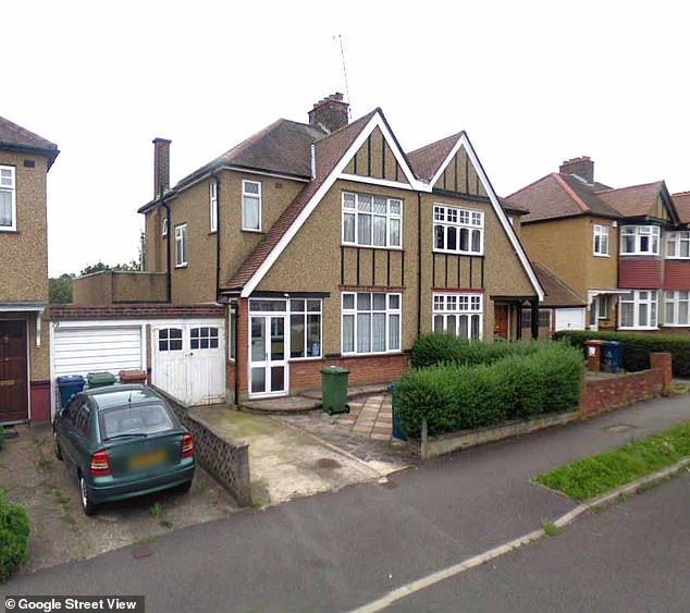 The home in Harrow, north-west London that was left to Laxmikant Patel's eldest daughter in the fiercely contested will