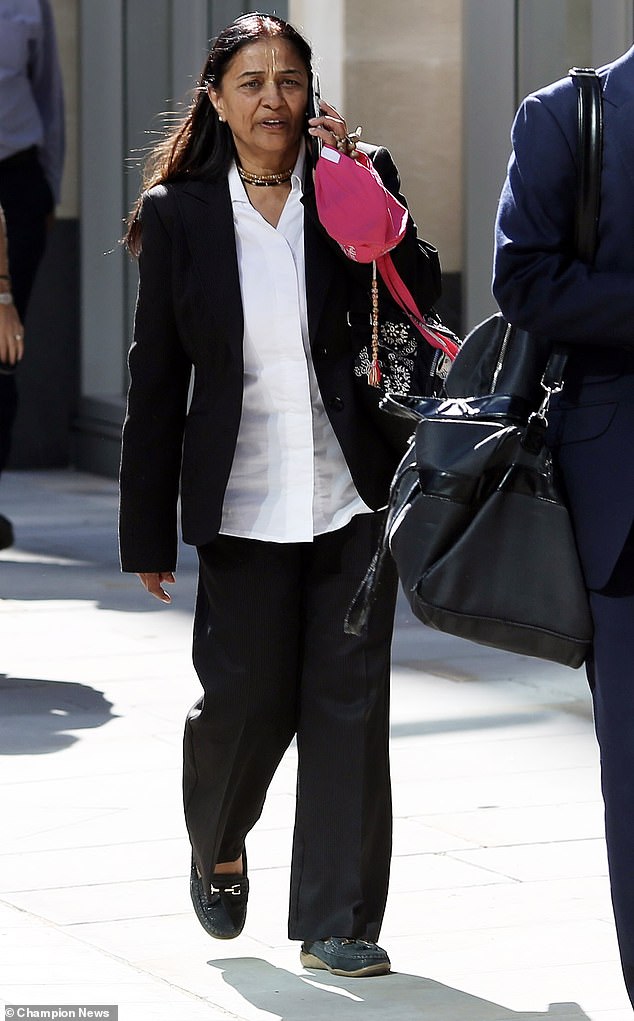 Elder sister Anju Patel, who claims that her father shunned her siblings because they had failed him as children