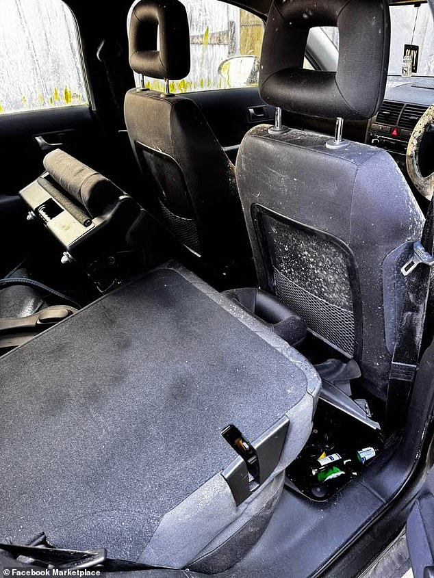 The revolting level of mould has likely been triggered by the car standing unused for months and suffering leaks that has left the interior exposed to Britain's mixed weather, including fluctuating temperatures and plenty of moisture