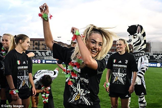 Lehmann was criticised by fans for her role in Juventus' Serie A title-winning celebrations