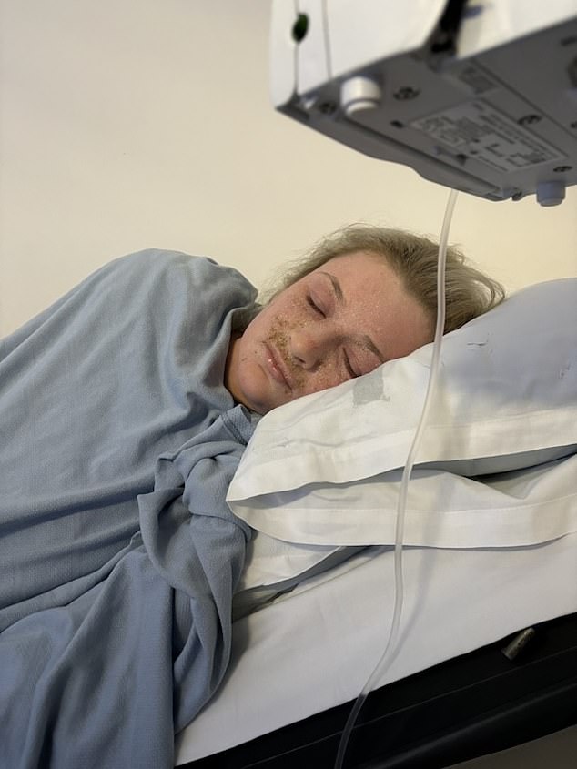 But the move became a medical nightmare, leaving her bedridden and eventually hospitalised with a potentially life-threatening skin condition