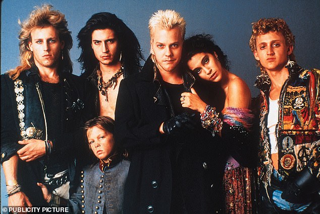 Outside of Bill & Ted, Winter is also known for his roles in cult classics like The Lost Boys, Freaked, and Death Wish 3; (The Lost Boys cast; Winter far right)