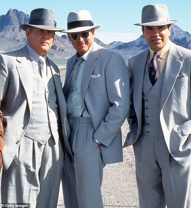 Nolte in the 1996 film Mulholland Falls as he is seen with Michael Madsen and Chazz Palminteri