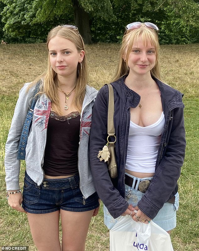 Ola (right), 17, initially seemed excited by the prospect of the voting age being lowered, but later worried that youngsters could cast their vote 'as a joke'. Her friend Chloe (left) agreed
