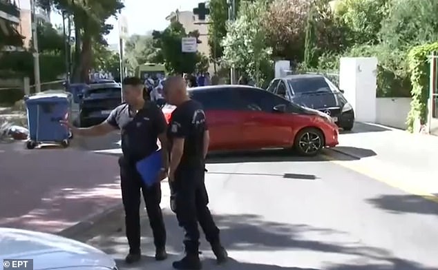 Jeziorski was shot five times in broad daylight in Athens on July 4 near his ex-wife's house