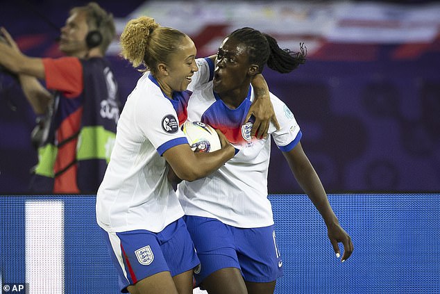 Sarina Wiegman's side got on level terms just two minutes later through Michelle Agyemang