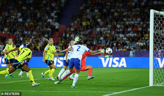 England halved the deficit through Lucy Bronze's back post header after 79 minutes