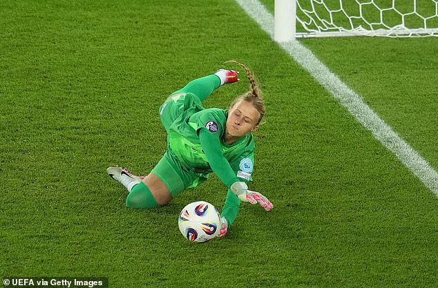 Hannah Hampton was the star, saving two spot kicks as Sweden failed five times from 12 yards