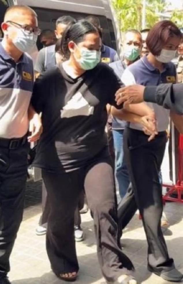 She is facing charges including extortion, money laundering and receiving stolen goods but denies any wrongdoing