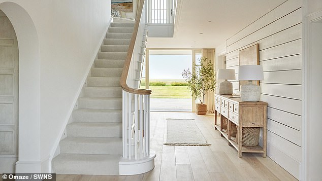The light and airy house has three bedrooms and a number of reception rooms in one of the most sought-after parts of Norfolk
