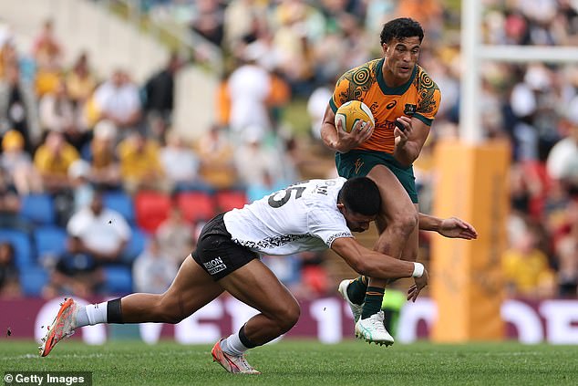 Joseph Suaalii is the Wallabies' star and the Lions must stop him getting his hands on the ball