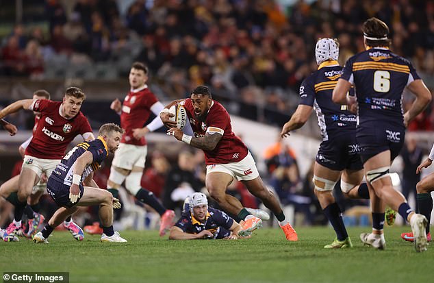 Bundee Aki will bring huge carrying power when he comes off the bench in the midfield