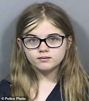 Morgan Geyser is pictured in a police photo in 2014 after being arrested