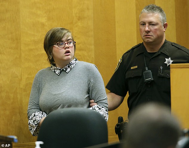 Geyser (pictured in 2017) pleaded guilty, but was found not guilty by reason of mental illness