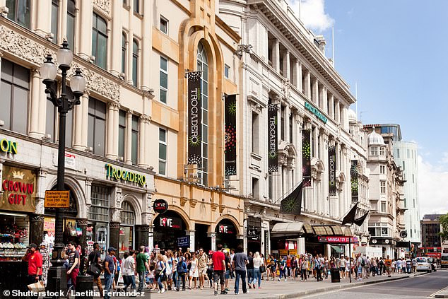 He is the owner of the former London Trocadero on Piccadilly Circus, which is in the process of being converted