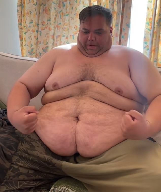 George has been called a 'beached whale' and told he is 'lazy' and 'disgusting' for his size, with viewers regularly taking stabs at predicting when he will die (George after weight loss)