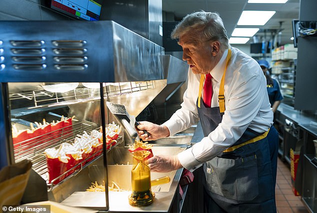 Trump famously worked a McDonald's fryer during the campaign. Now he might want to avoid salt to reduce swelling in his ankles