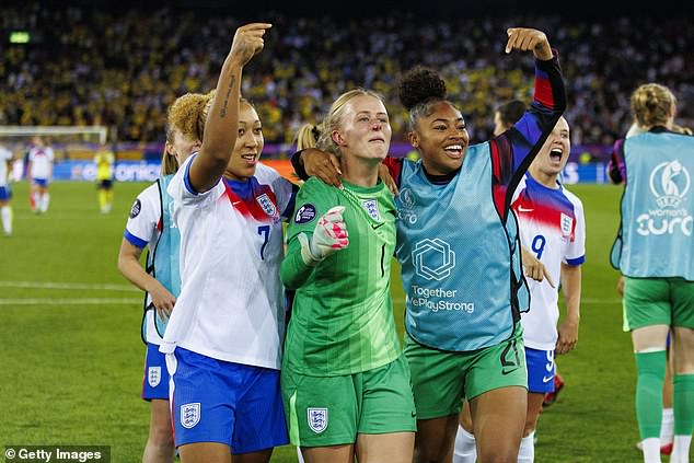England and Chelsea goalkeeper Hannah Hampton saved two of the seven Sweden penalties